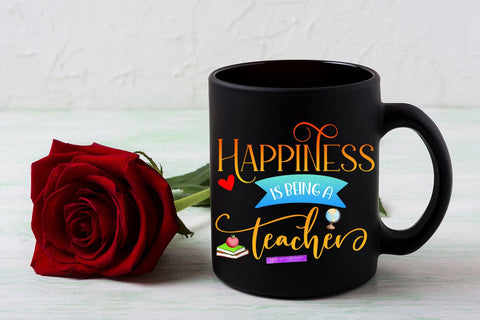 Happiness Is Being a Teacher I Teacher Appreciation Week Sublimation Happy Printables Club 