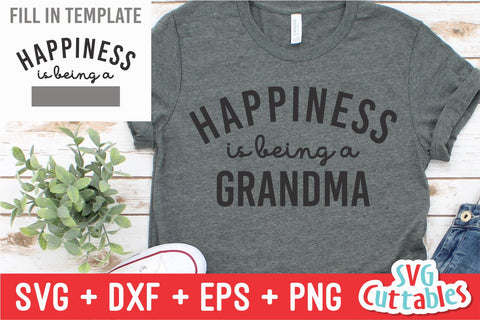 Happiness Is Being A Template Svg Cuttables 
