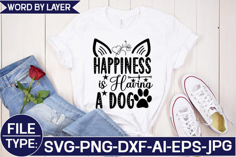 Happiness is Having a Dog SVG Studio Innate 