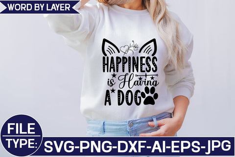 Happiness is Having a Dog SVG Studio Innate 