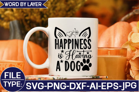 Happiness is Having a Dog SVG Studio Innate 