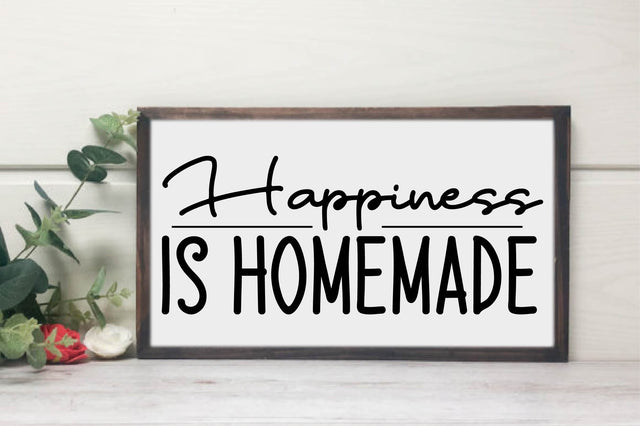 Happiness is Homemade Family Sign SVG SVG designartist 