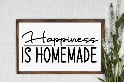 Happiness is Homemade Family Sign SVG SVG designartist 