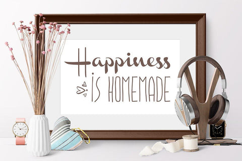 Happiness is homemade Family SVG Quote cut file SVG Zoya Miller 