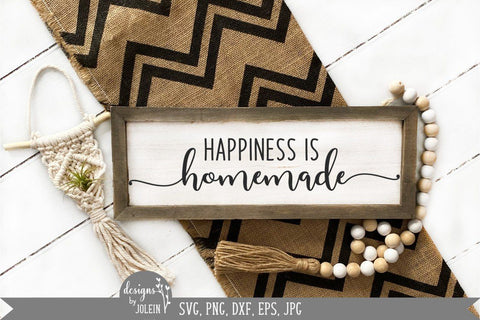 Happiness is homemade SVG Designs by Jolein 