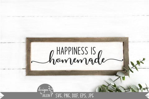 Happiness is homemade SVG Designs by Jolein 
