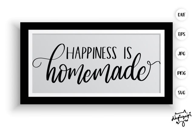 Happiness Is Homemade SVG Farmhouse Quotes SVG dapiyupi store 