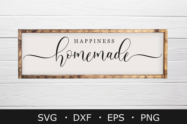 Happiness is Homemade Svg, Homemade Svg, Happiness is Svg SVG Chamsae Studio 