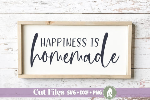 Happiness is Homemade SVG, Kitchen Sign SVG SVG LilleJuniper 