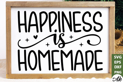 Happiness Is homemade svg SVG akazaddesign 