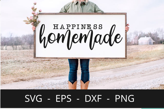 happiness is homemade svg SVG Chamsae Studio 
