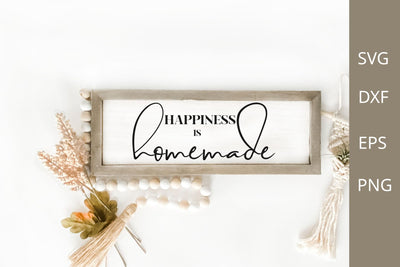 happiness is homemade Svg SVG Chamsae Studio 