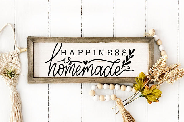 Happiness Is Homemade SVG SVG dapiyupi store 