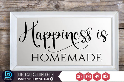 Happiness is homemade SVG SVG DESIGNISTIC 