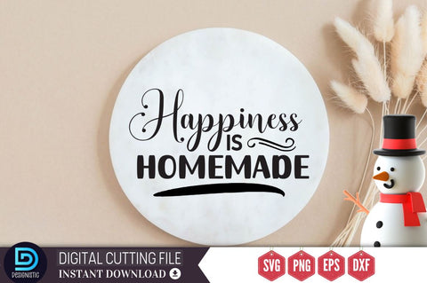 Happiness is homemade SVG SVG DESIGNISTIC 