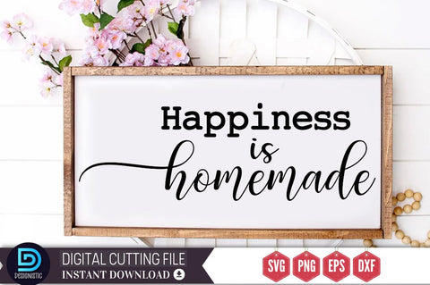 Happiness is homemade SVG SVG DESIGNISTIC 