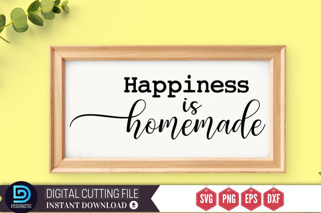 Happiness is homemade SVG SVG DESIGNISTIC 