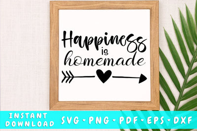 Happiness Is Homemade SVG SVG HappyDesignStudio 