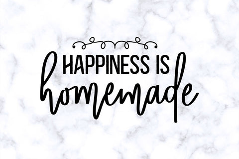 Happiness is homemade SVG SVG Regulrcrative 