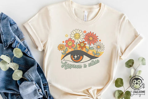 Happiness Is Within Png Sublimation Sublimation Owlsome.Designs 