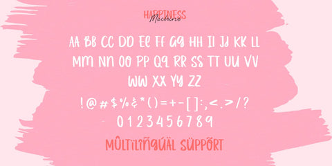 Happiness Machine Font Allouse.Studio 