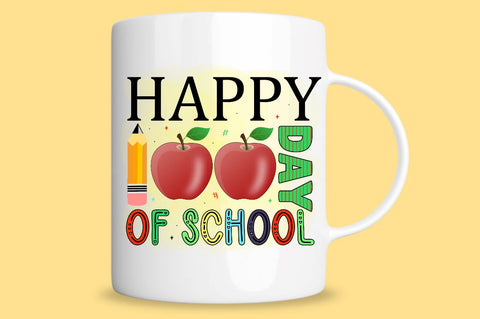 Happy 100 day of school Sublimation PNG Sublimation Regulrcrative 