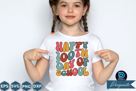 Happy 100th day of School, Back to School SVG SVG DESIGNISTIC 