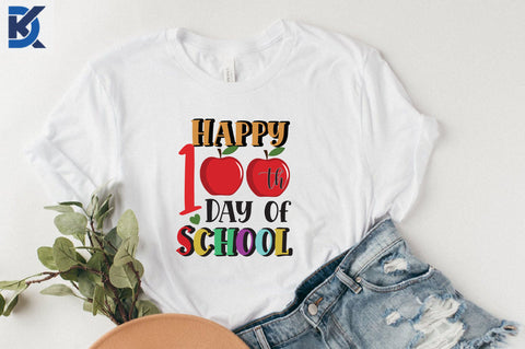Happy 100th Day of School PNG Sublimation SVGista 