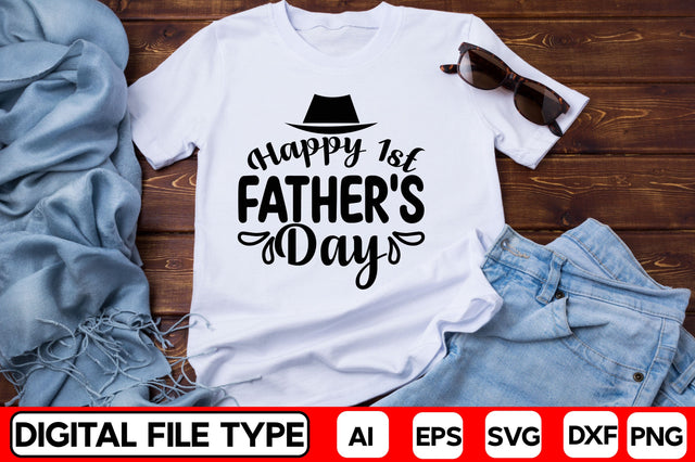 Happy 1st Father's Day SVG CraftlabSvg29 