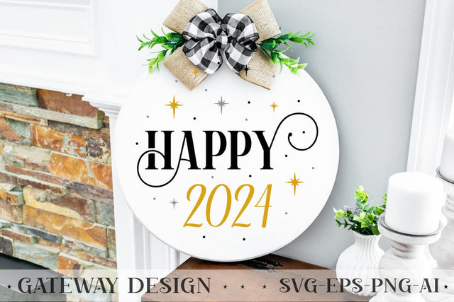 Happy 2024 Sign Svg Design SVG designmaster24 