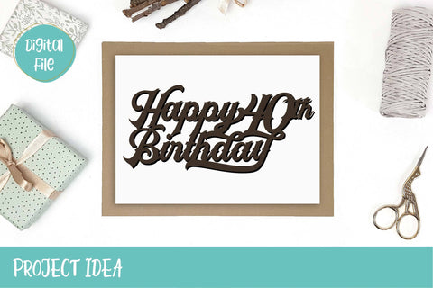 24th birthday svg, 24th birthday, Happy 24th cake topper svg