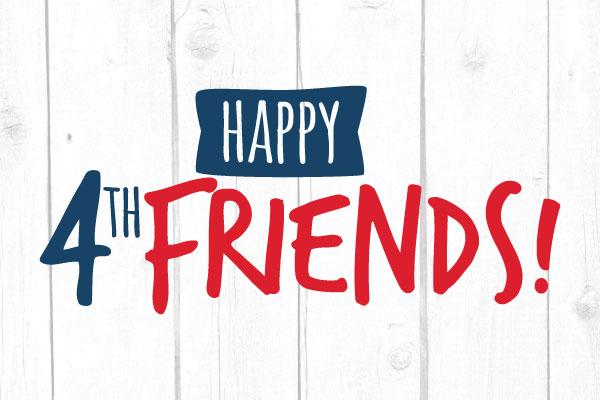 Happy 4Th Friends Svg SVG cricutfilesmg 