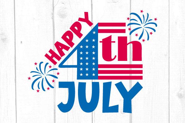 Happy 4th July Svg SVG cricutfilesmg 