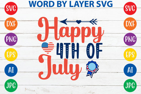 Happy 4th Of July, 4th Of July SVG Design SVG Rafiqul20606 