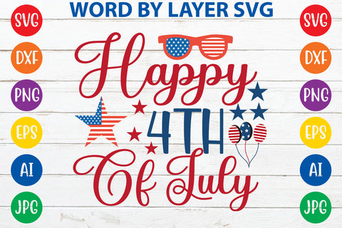 Happy 4th Of July, 4th Of July SVG Design SVG Rafiqul20606 