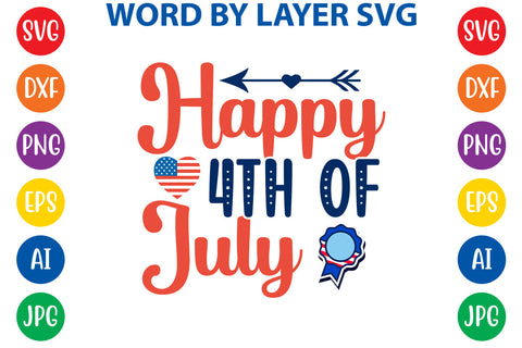 Happy 4th Of July, 4th Of July SVG Design SVG Rafiqul20606 