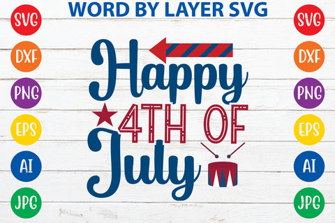 Happy 4th Of July, 4th Of July SVG Design SVG Rafiqul20606 
