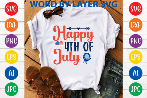 Happy 4th Of July, 4th Of July SVG Design SVG Rafiqul20606 