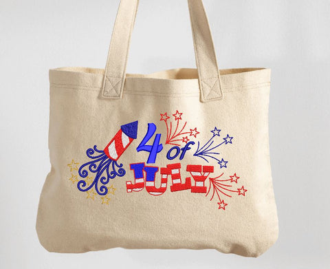 Happy 4th of July, Independence Day Embroidery/Applique DESIGNS Canada Embroidery 