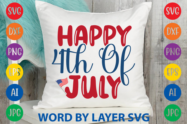 Happy 4th Of July, Patriotic SVG Design SVG Rafiqul20606 
