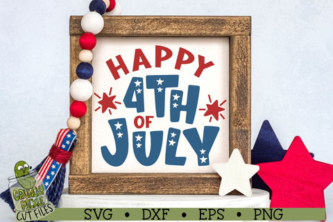 Happy 4th of July Patriotic SVG File SVG Crunchy Pickle 
