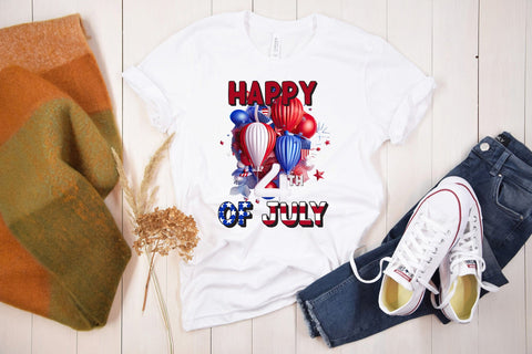 Happy 4th of July PNG Sublimation Design Sublimation CraftLabSVG 