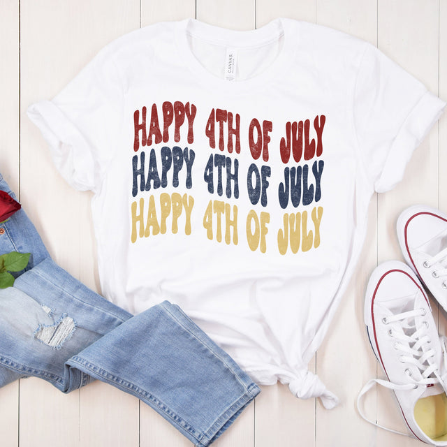 Happy 4th of July Sublimation Digital Design Sublimation Coffee and Chaos 