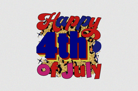 Happy 4th of July Sublimation SVGArt 