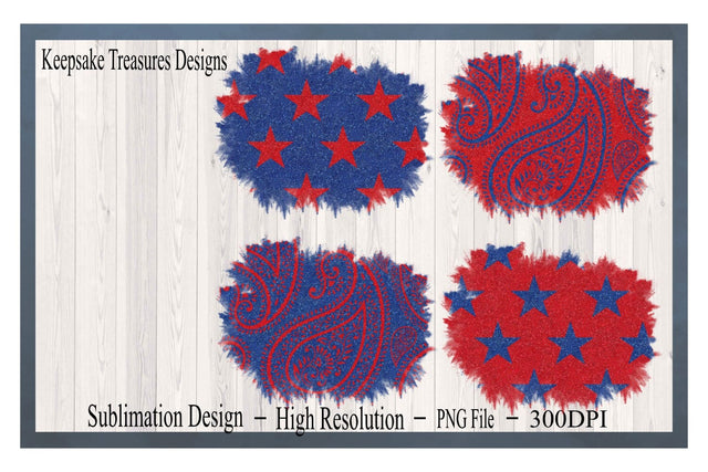 Happy 4th Of July, Summer Background, Sublimation PNG, Digital Download, Glitter Paper Sublimation Keepsake Treasures Designs LLC. 