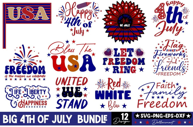Happy 4th of July SVG Angelina750 