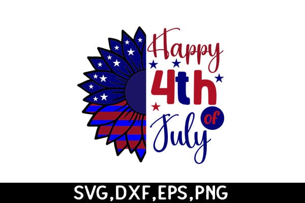 Happy 4th of July SVG Angelina750 