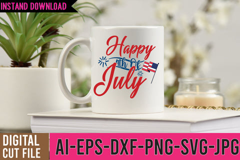 Happy 4th of July SVG Cut File , Happy 4th of July Funny Quotes SVG BlackCatsMedia 