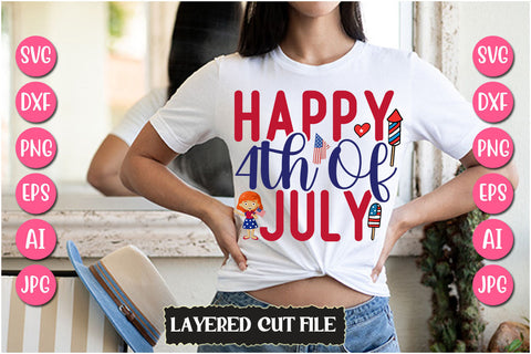 Happy 4th of July SVG Cut File SVG Newmockups 