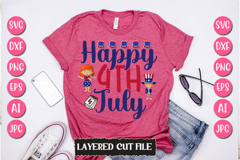 Happy 4th of July SVG Cut File SVG Newmockups 